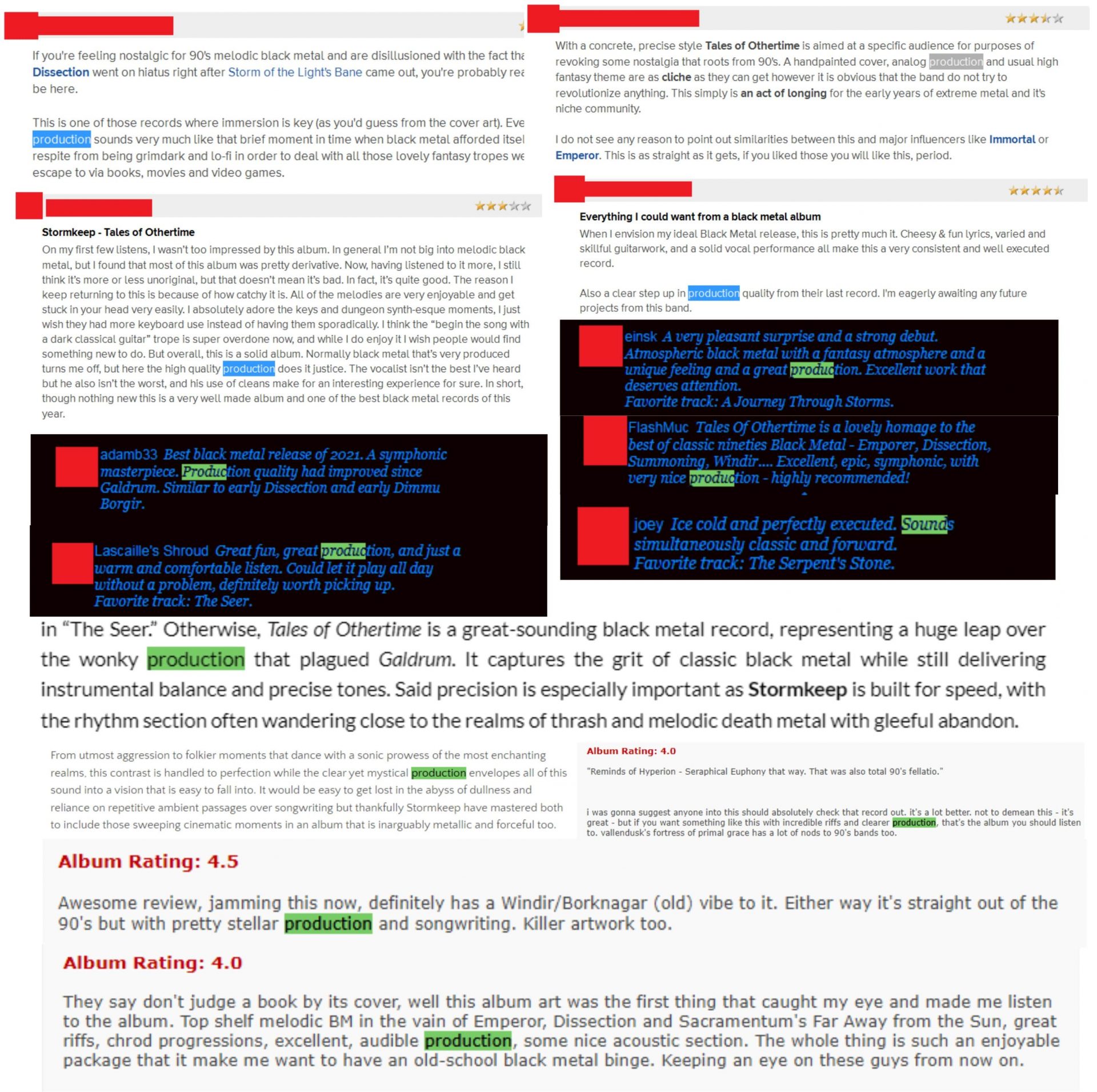 Stornkeep-commentaries